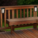 GTX Solar Wall & Post Accent Lights 4-Pack Garden/Deck/Garage/Patio Lighting