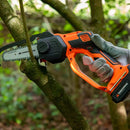 Yard Force 20V 12cm Mini Chainsaw Cordless + 20V (2Ah) Battery & Charger Bundle