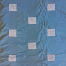 Duck Egg Suede Square Patch Taffeta Fabric - image 12 - Bull Ring Fabrics