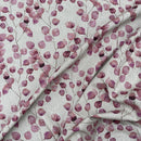 Pink Eucalyptus Leaves Linen Look Curtain Fabric, Cushions & Upholstery 140cm - image 2 - Bull Ring Fabrics