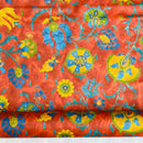 Designer Cotton Printed Fabric Designs Curtain Upholstery Material Wholesale