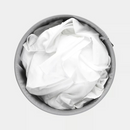 PREMIUM Brabantia 60L Laundry Bin White | Quick-Drop Lid | Removable Cotton Bag