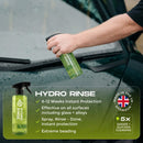 HYDRO Car Cleaning Kit 6 Piece Set Pre Wash Snow Lance Foam Shampoo Detailing