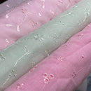 3 Hole Cotton Broderie Anglaise Summer Dress Blouse Skirt Kids Clothing Top 45”