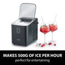 Premium CASO Design IceChef Compact Ice Cube Maker Tabletop Mocktails Ice Tea