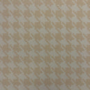 Cream Houndstooth Heavy Cotton Canvas Fabric, Ottilie Stevenson 140cm - image 2 - Bull Ring Fabrics