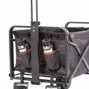 Heavy Duty XL Steel Folding Wagon & Brakes Outdoor Camping Picnic Trolley 156kg