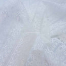 Bridal Lace Guipure Organza Lace Tabula Dress Fabric, Cream