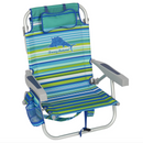 Tommy Bahama 5-Position Backpack Beach Chair Insulated Pouch Pillow 136kg NEW