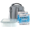 Titan Pro Expandable Lunch Box Insulated Food Container Set Bag and Ice Walls