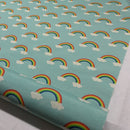 Rainbows in the Clouds 100% Cotton Fabric, Nursery Curtains & Upholstery 140cm - image 14 - Bull Ring Fabrics