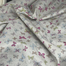 Butterflies Print 100% Cotton Craft Fabric, Taupe 140cm, Dressmaking & Quilting - Bull Ring Fabrics