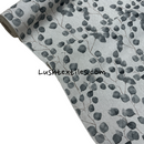 Grey & Natural Eucalyptus Money Leaf Linen Look Fabric, Upholstery 140cm - image 4 - Bull Ring Fabrics