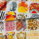Safari Animal Patchwork Cotton Fabric, Lion, Zebra & Leopard Print 147cm - image 10 - Bull Ring Fabrics