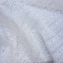 Bridal Lace Guipure Organza Lace Tabula Dress Fabric, Cream