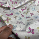 Butterflies Print 100% Cotton Craft Fabric, Taupe 140cm, Dressmaking & Quilting - image 2 - Bull Ring Fabrics