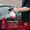 HYDRO Car Cleaning Kit 6 Piece Set Pre Wash Snow Lance Foam Shampoo Detailing
