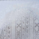 Bridal Lace Guipure Organza Lace Tabula Dress Fabric, Cream