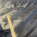 Brown Diamond Quilted Retro Taffeta Fabric - image 2 - Bull Ring Fabrics