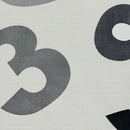 Large Numbers Cotton Curtain Fabric Kids Nursery Play Area 54"