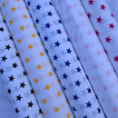 135m Wholesale 100% Cotton Poplin Stars Print Rose & Hubble 45" JOB LOT - Bull Ring Fabrics