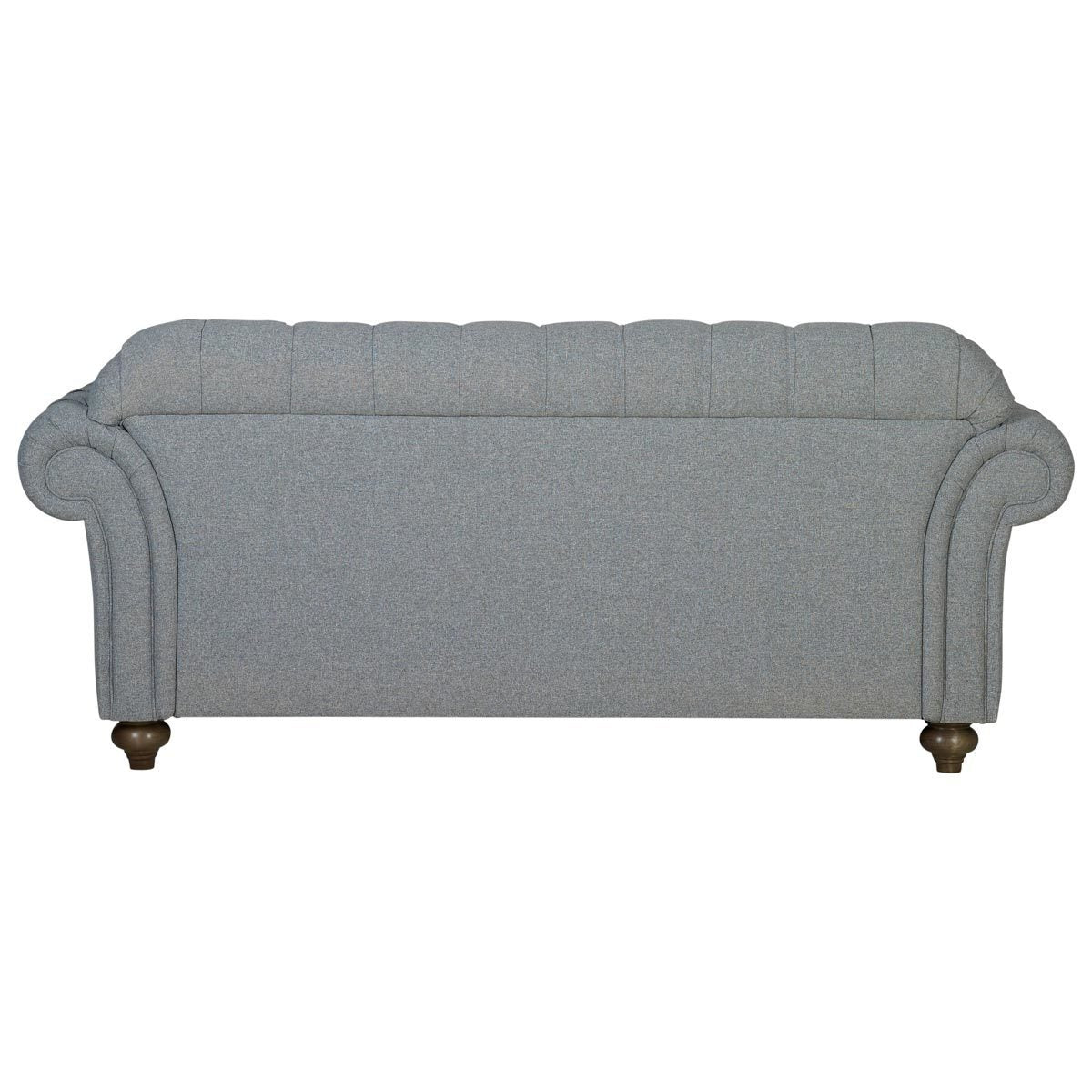 Bordeaux Button Back Grey Fabric 2 Seater Sofa