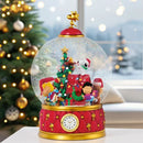 16 Inch (39.9cm) Giant Glass Christmas Snow Globe Ornament LED Lights Xmas Gift - Bull Ring Fabrics