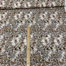 100% Cotton Craft Snakeskin Print Fabric 54" – Brown Python