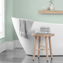 Grandeur 100% cotton bath sheets in light grey