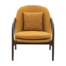 Gallery Alegra Ochre Fabric Armchair
