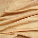Gold Swirls Embroidery Taffeta Dress Craft Fabric