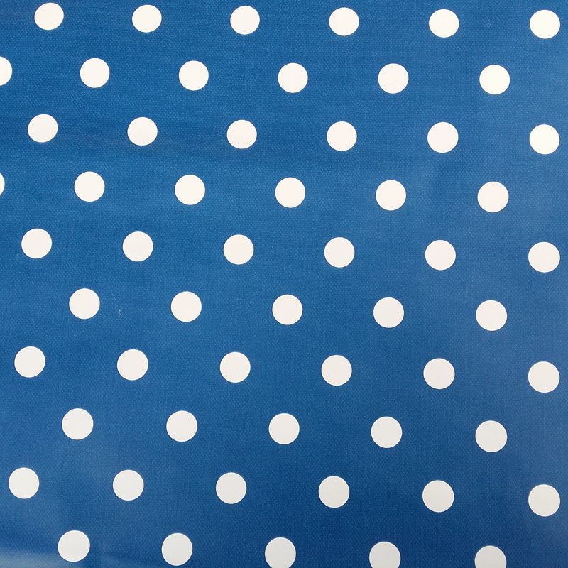 Polka Dot Spotty PVC Oilcloth Fabric