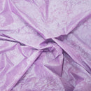 Sunflowers Velvet Flocked Taffeta Fabric Dress 150cm Pink