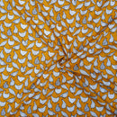 Rose Hubble Chicken Print Cotton Fabric Sewing Craft Quilting 45", Mustard