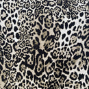 Baumwoll-Popeline mit Leopardenflecken, Braun