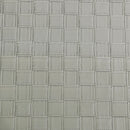 Heavy Vinyl Faux Leather Square Box Quilted Fabric 54", Ivory/Cream