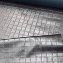 Quilted Squares Faux Leather Car Interior Door Cards Fabric Upholstery 54" Brown