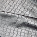 Quilted Squares Faux Leather Car Interior Door Cards Fabric Upholstery 54" Brown
