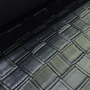 Quilted Squares Faux Leather Car Interior Door Cards Fabric Upholstery 54" Black