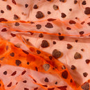 Einfarbiger Organzastoff in zwei Farben