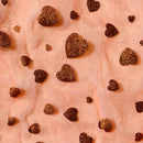 Einfarbiger Organzastoff in zwei Farben