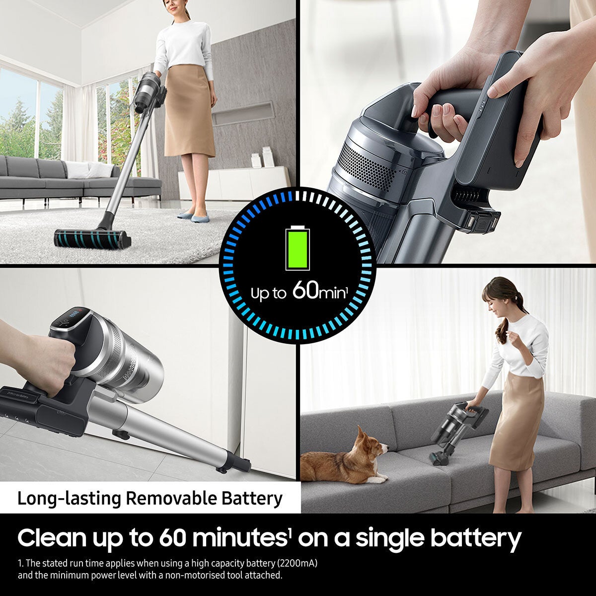 Samsung Jet 75E Complete Cordless Vacuum Cleaner (VS20B75ACR5)