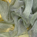 20m Crinkle Organza Fabric Dress Draping Crafts 54" Sage Green - Bull Ring Fabrics