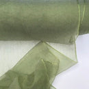20m Crinkle Organza Fabric Dress Draping Crafts 54" Sage Green - Bull Ring Fabrics