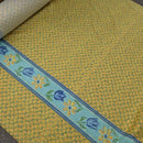 20m Sheeting Cotton Fabric Yellow Floral Diamonds Bed Duvet 72" - Bull Ring Fabrics