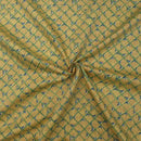 20m Sheeting Cotton Fabric Yellow Floral Diamonds Bed Duvet 72" - Bull Ring Fabrics