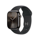 Apple Watch Series 10 GPS + Cellular, 42mm Titanium Case with Sport Band M/L