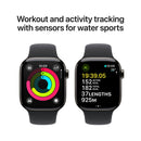Apple Watch Series 10 GPS + Cellular, 42mm Titanium Case with Sport Band M/L