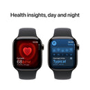 Apple Watch Series 10 GPS + Cellular, 42mm Titanium Case with Sport Band M/L
