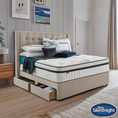Silentnight Ultraflex 3000 Mattress & Divan, Sandstone